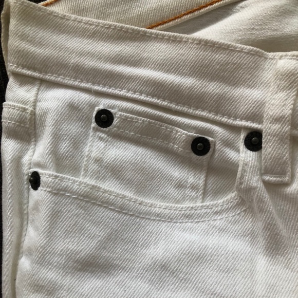 J Crew White stretch jeans - Picture 2 of 4